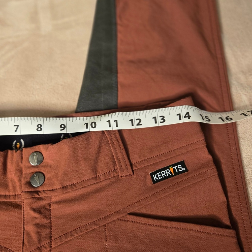 Kerrits Riding Breeches Women Size L Terracotta Pants - Picture 10 of 11
